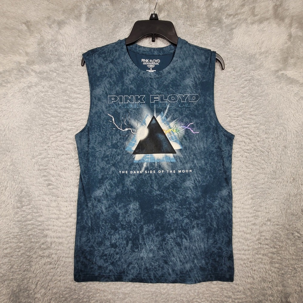 Pink Floyd Dark‎ Side of the Moon Band Shirt Sleeveless Tank Top Mens Small